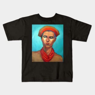 The Sad Clown ~oil Kids T-Shirt